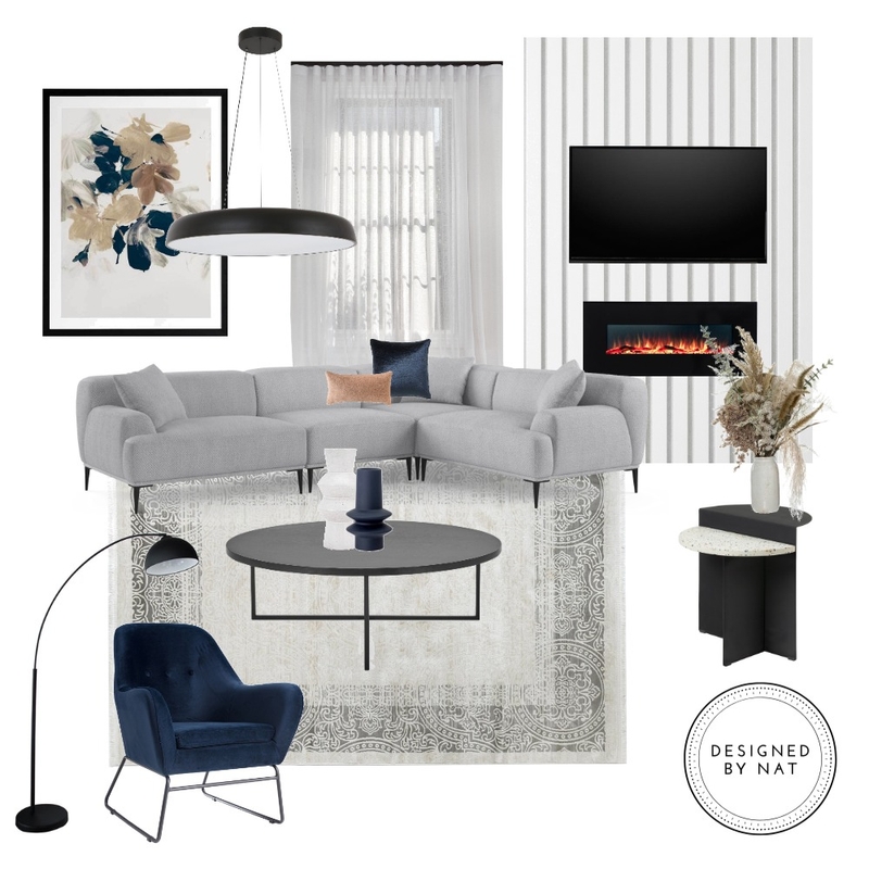 Living room Mood Board by Designed By Nat on Style Sourcebook