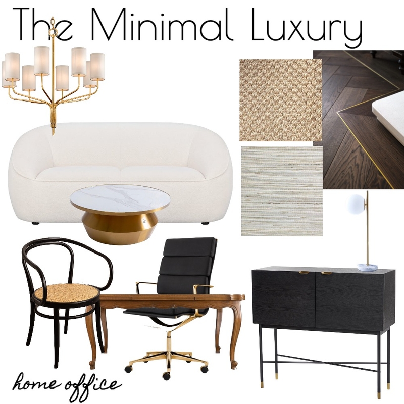 The Minimal Luxury - Home office Mood Board by RLInteriors on Style Sourcebook