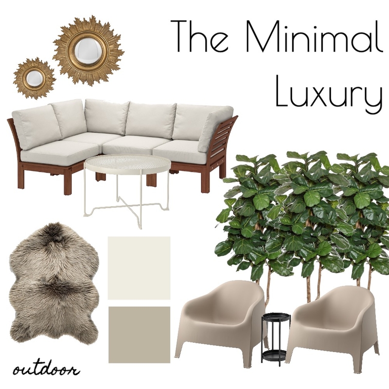 The Minimal Luxury - Outdoor Mood Board by RLInteriors on Style Sourcebook