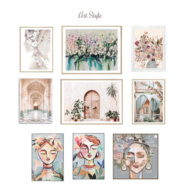 Vicki Art Mood Board by Style by Sisters on Style Sourcebook