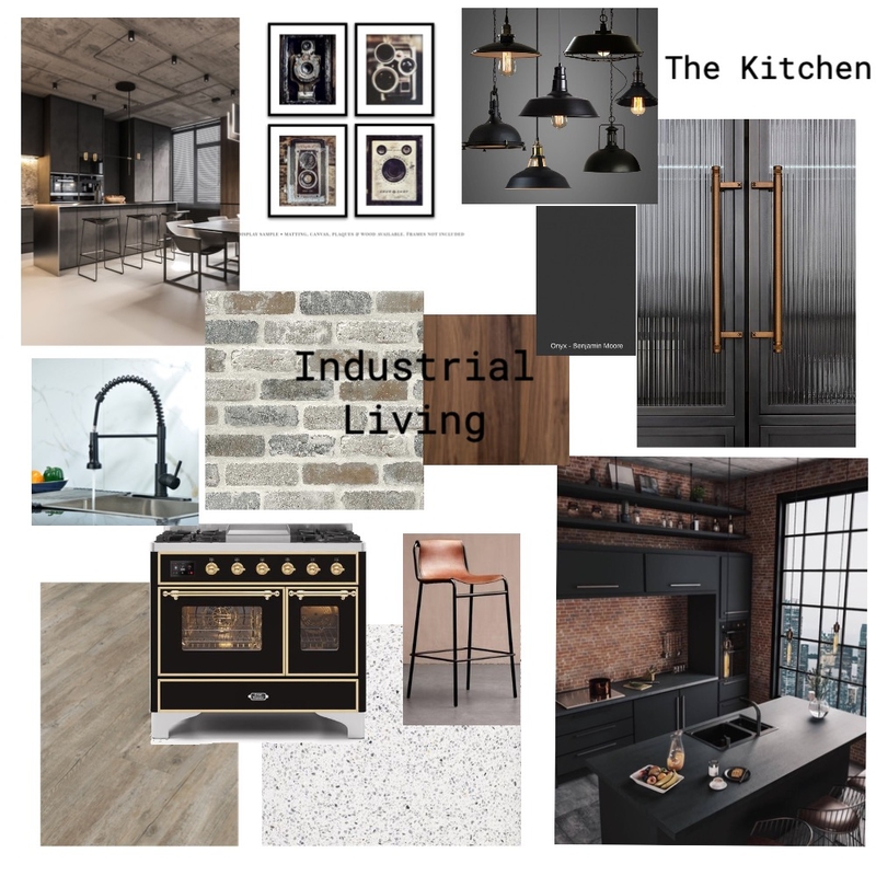 Industrial Living Mood Board by TarrynS on Style Sourcebook