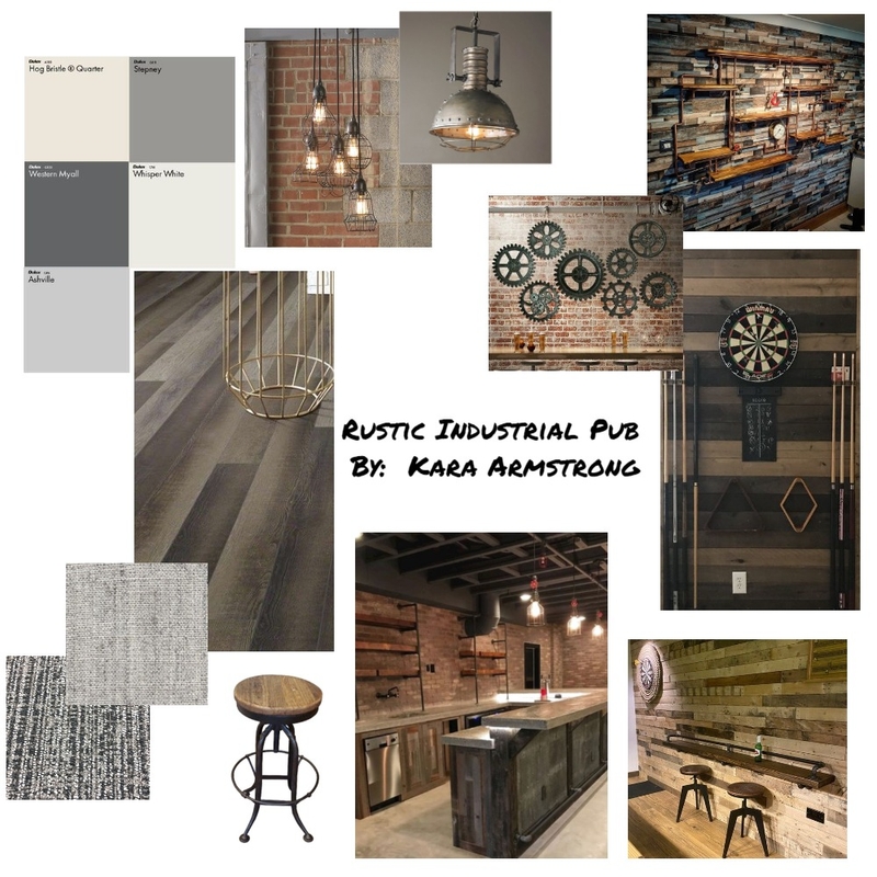 Rustic Industrial Pub Mood Board by kbarmstrong on Style Sourcebook