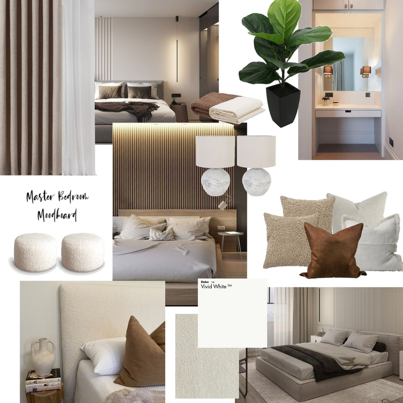 Master Bedroom Mood Board by HD HOME RENO on Style Sourcebook