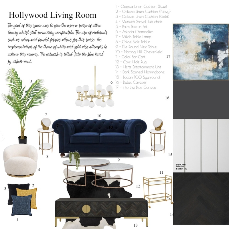 IDI - Module 9 Living Room Mood Board by luke.agostinelli on Style Sourcebook