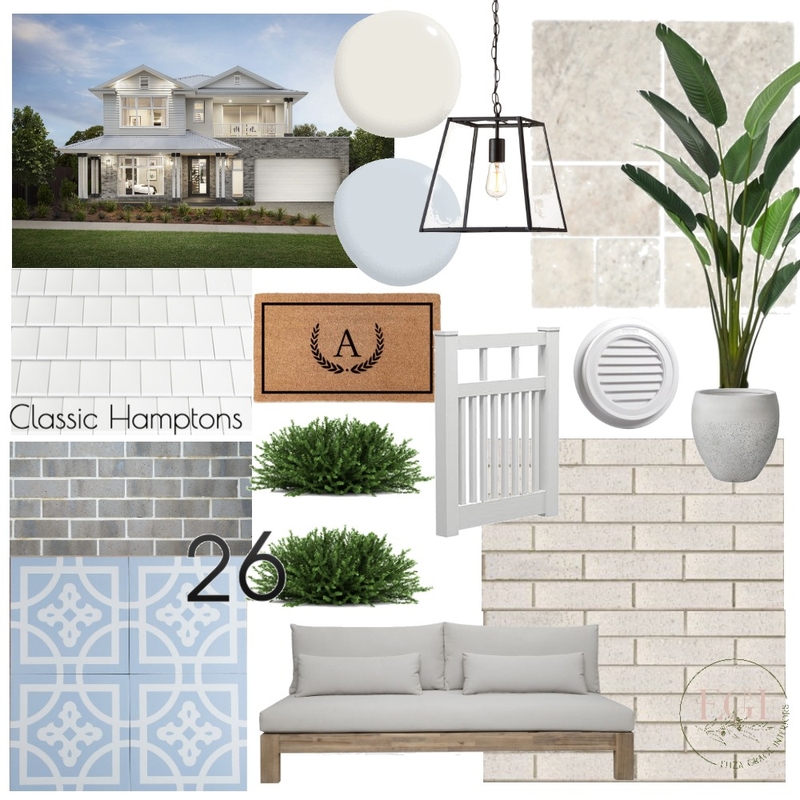 Hamptons Exterior - Brickworks Mood Board by Eliza Grace Interiors on Style Sourcebook
