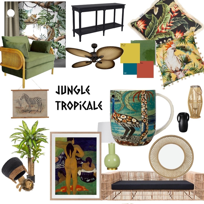 Jungle Tropicale Mood Board by Romeosfrankie on Style Sourcebook