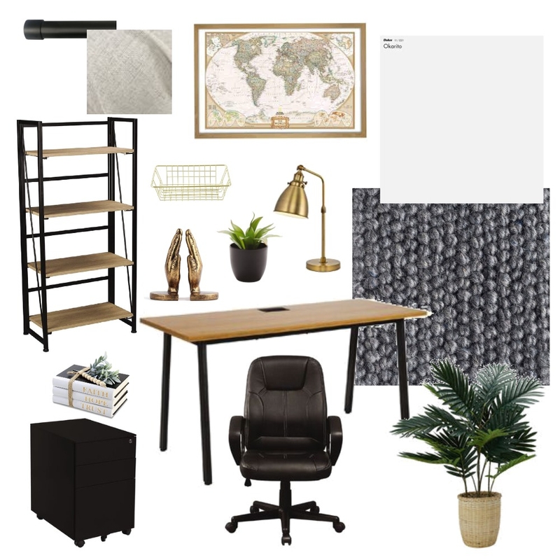 Modern Contemporary Office Mood Board by NicoliCoetzee on Style Sourcebook