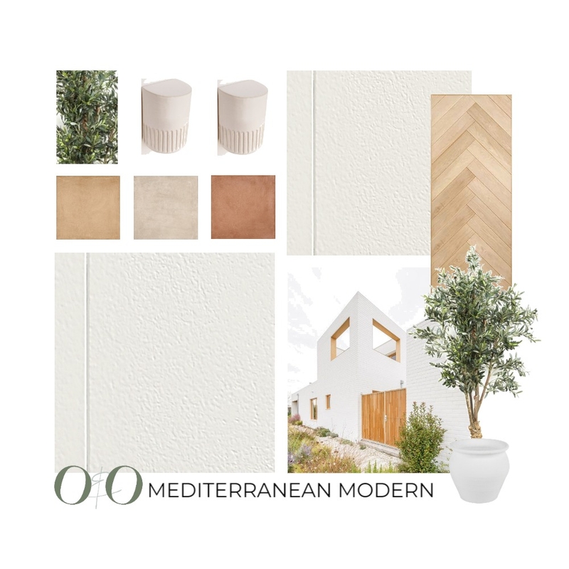 Mediterranean Modern Mood Board by Oak and Orange on Style Sourcebook