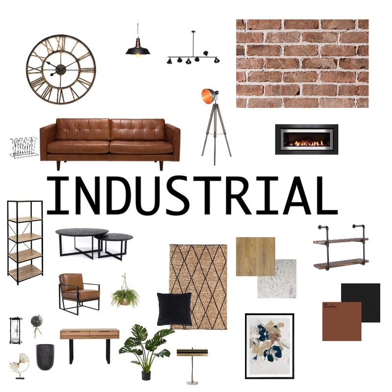 LIVING INDUSTRIAL Mood Board by Imogenmoore19 on Style Sourcebook