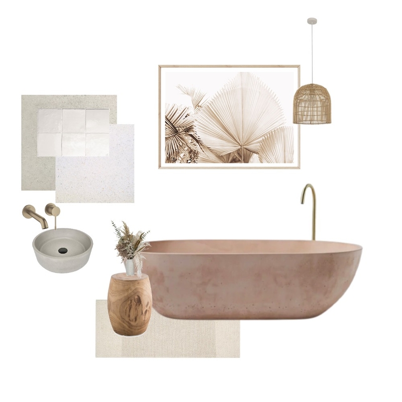 Earthy Bathroom Scheme Mood Board by NicoleSequeira on Style Sourcebook