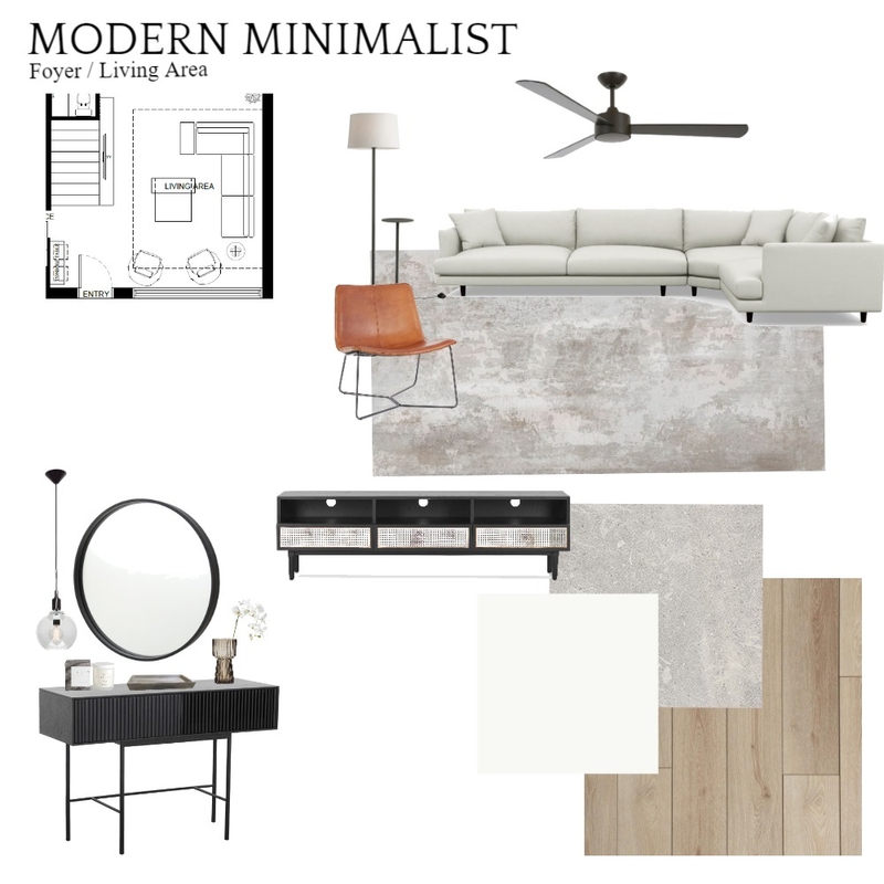 Living room Sample Board Mood Board by youhannni on Style Sourcebook