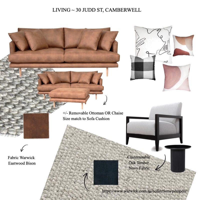LIVING ~ 30 JUDD ST, CAMBERWELL Mood Board by Lagom by Sarah McMillan on Style Sourcebook