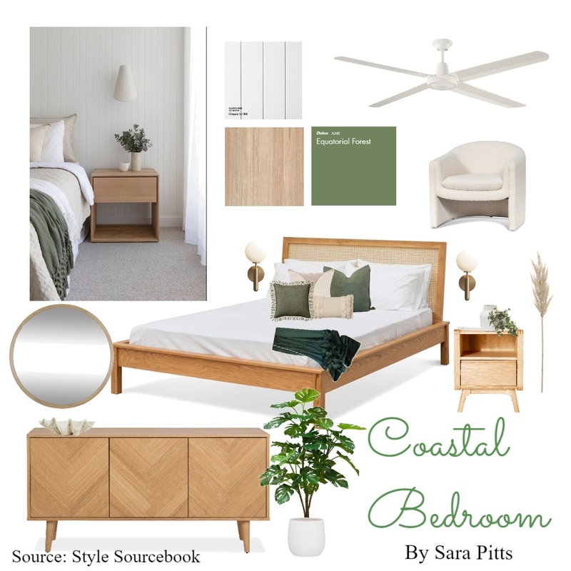 Coastal Bedroom Mood Board by SB Interior Design on Style Sourcebook
