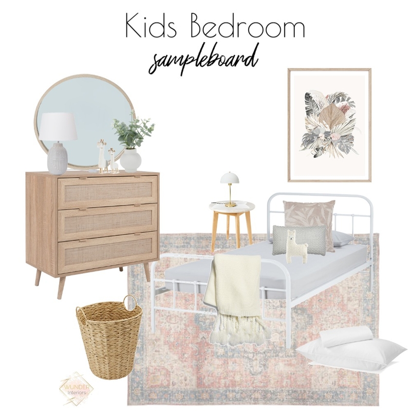 Kids Sampleboard Mood Board by Wunder Interiors on Style Sourcebook