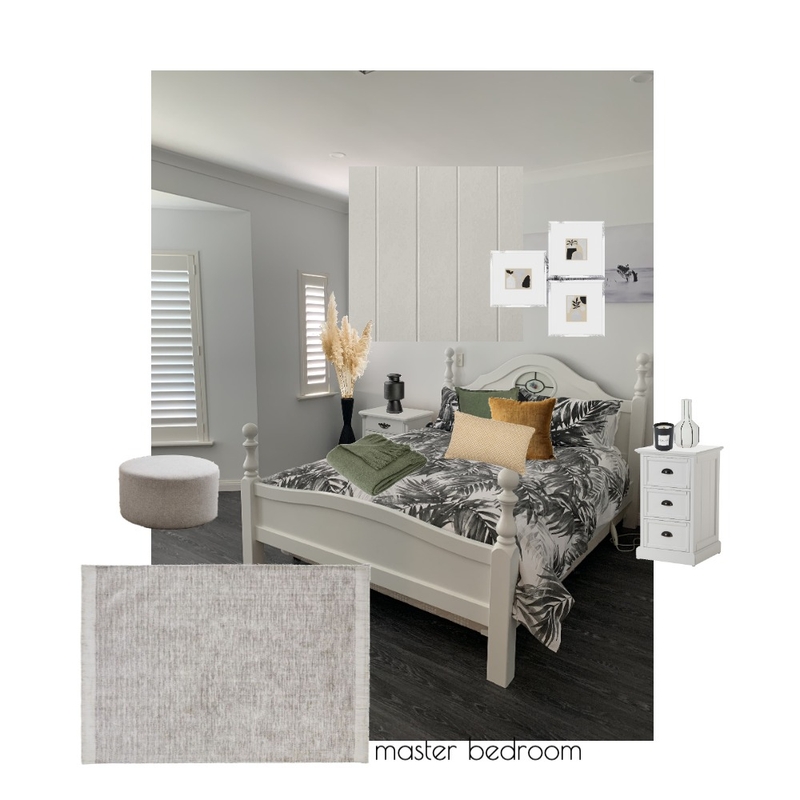 Hamptons Bedroom for Client 2 Mood Board by brittany turton interiors on Style Sourcebook