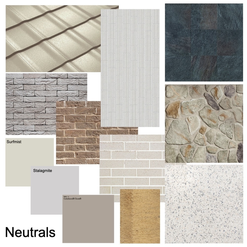 Neutrals Colour Palette Mood Board by Brickworks Building Products on Style Sourcebook