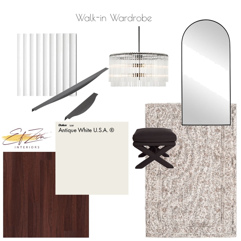 Walk-in Wardrobe Glandore Residence Mood Board by EF ZIN Interiors on Style Sourcebook