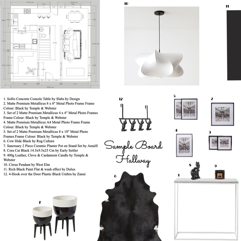 Sample Board Hallway Mood Board by eleonorelo on Style Sourcebook