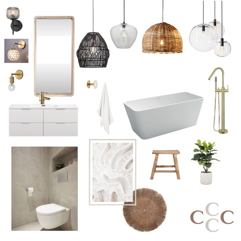 Lindsay & Matt - Ensuite Mood Board by CC Interiors on Style Sourcebook