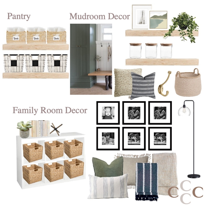 Family, Mudroom, Pantry Decor - Pond Project Mood Board by CC Interiors on Style Sourcebook