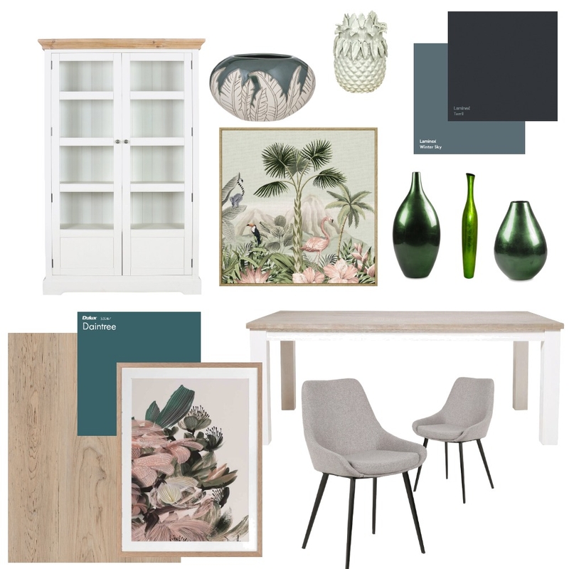 Moody Dining Room Mood Board by Elaina on Style Sourcebook