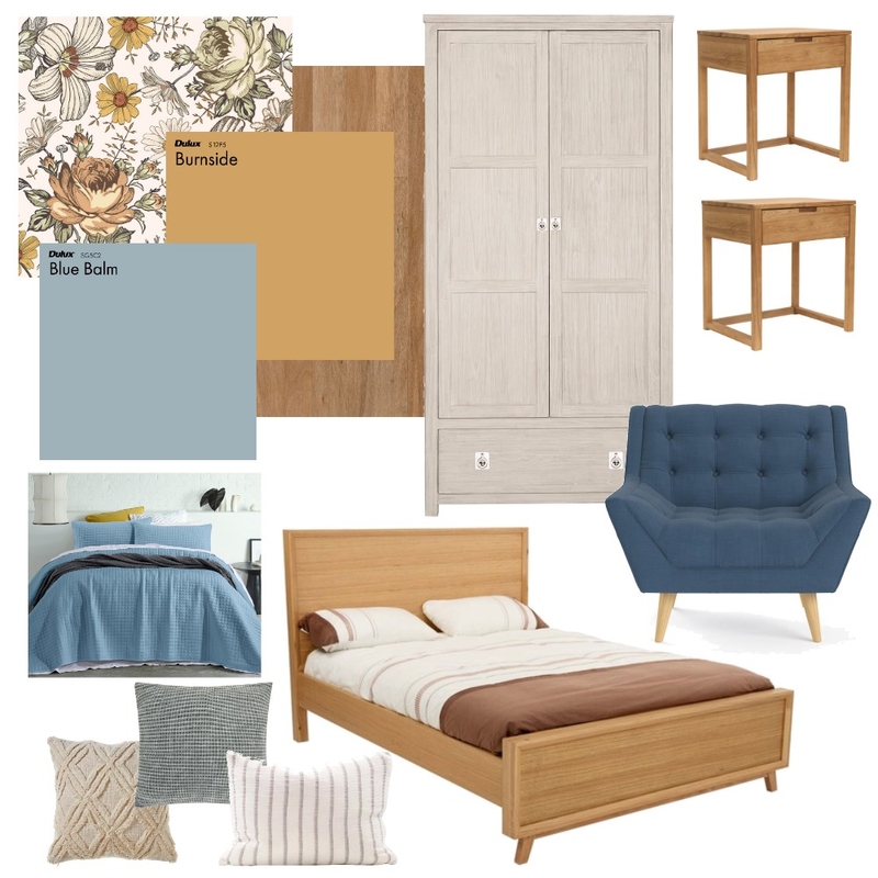 Sunny Bedroom Mood Board by Elaina on Style Sourcebook