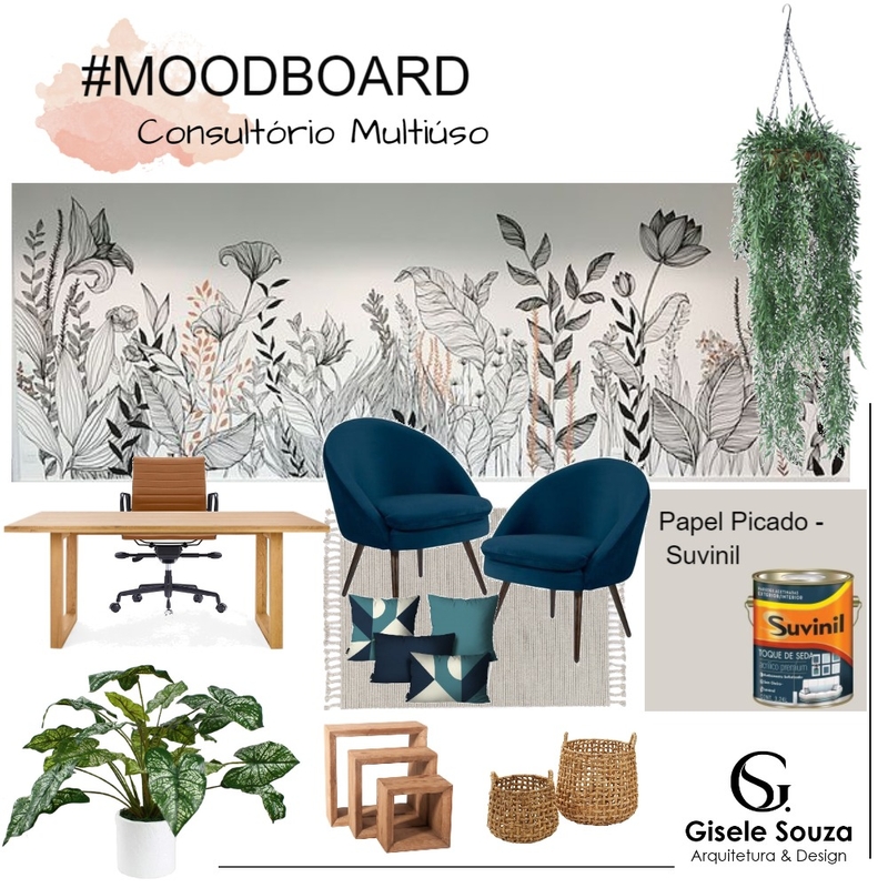 CONSULTÓRIO PSI Mood Board by Gisele Souza on Style Sourcebook