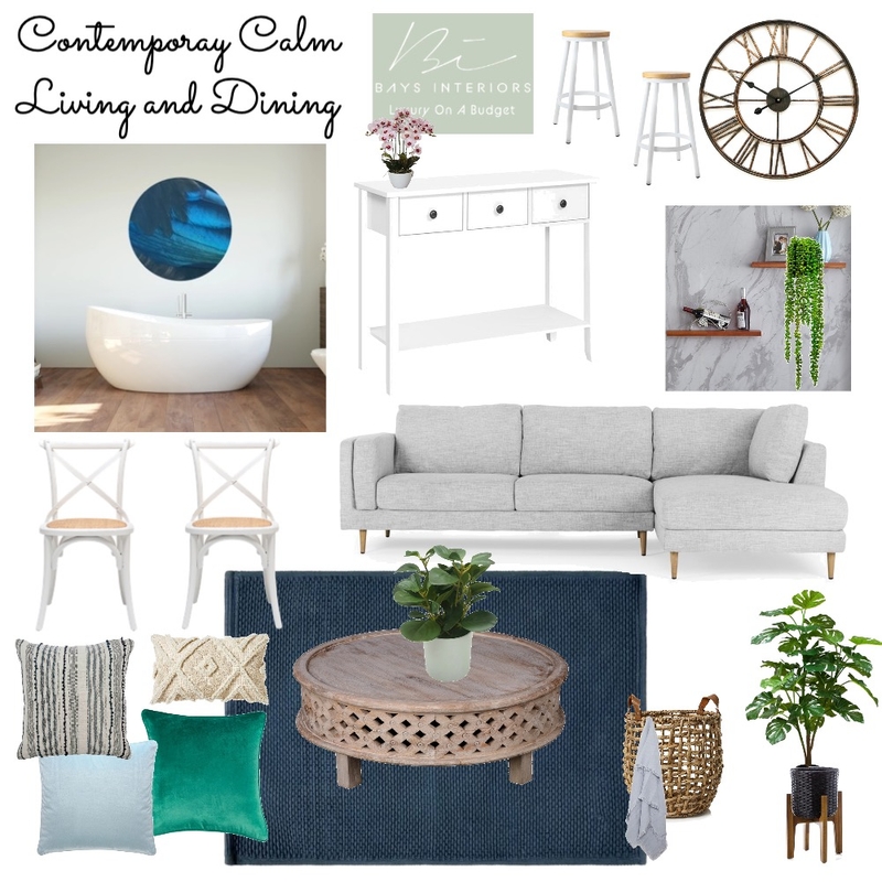 Contemporary Calm Mood Board by BaysInteriors on Style Sourcebook