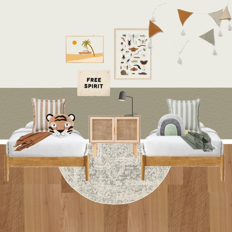 Kids Guest Bedroom Mood Board by Style and Leaf Co on Style Sourcebook