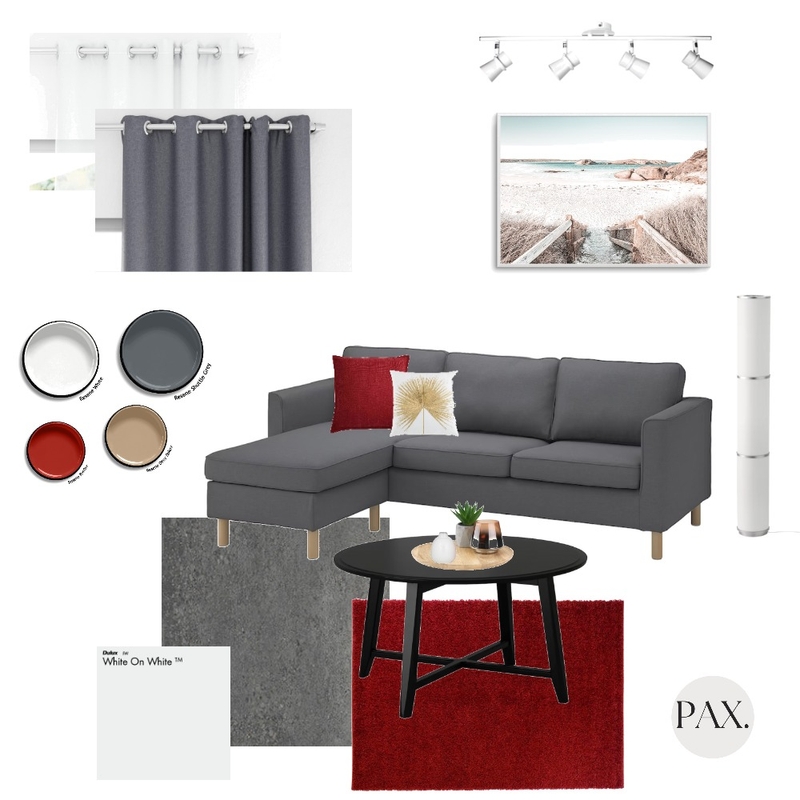 Home living room Mood Board by PAX Interior Design on Style Sourcebook