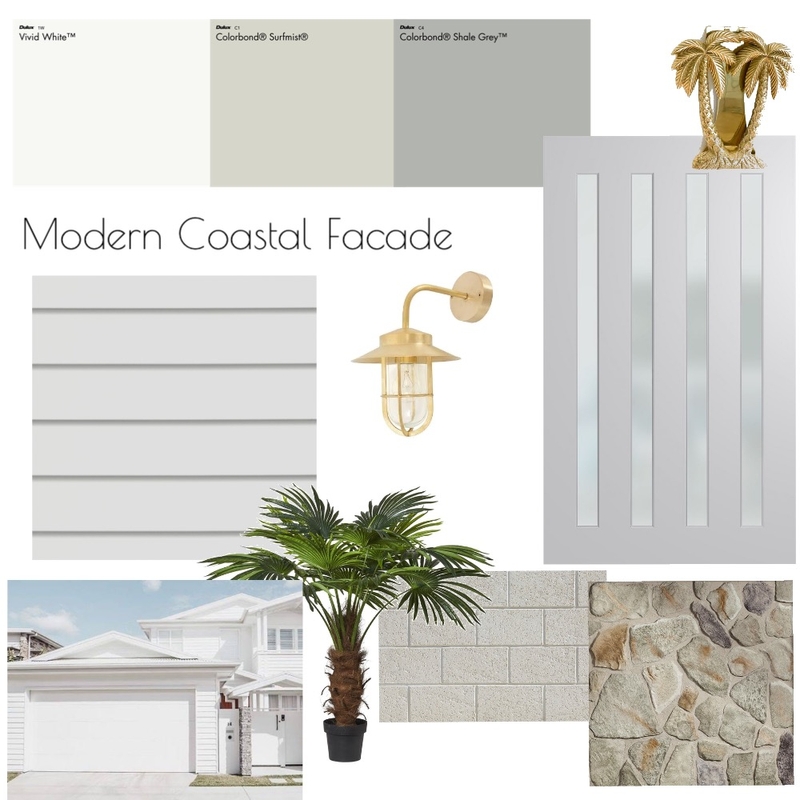 Coastal Exterior Facade Mood Board by emmyjane on Style Sourcebook