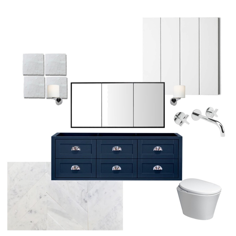 Ensuite Feb 2022 Mood Board by Kate Halpin Design on Style Sourcebook