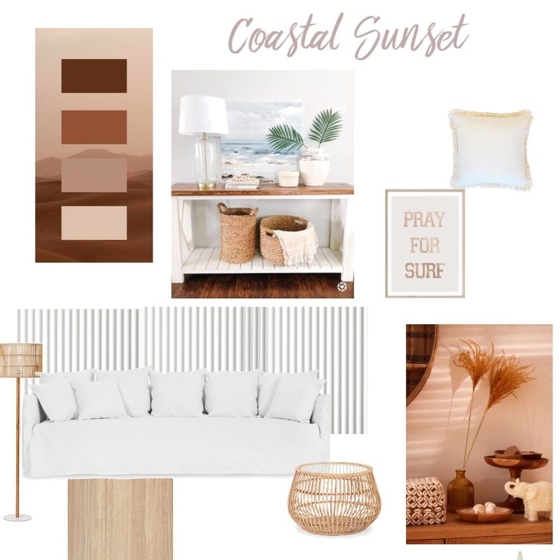 Zonsondergang aan de kust Mood Board by Meshuis on Style Sourcebook