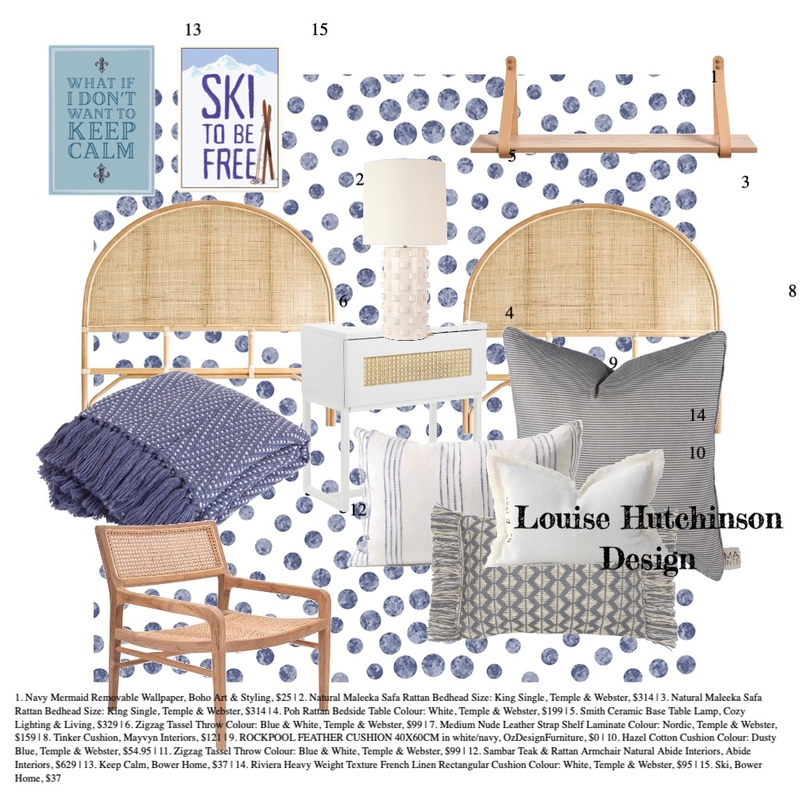 Kids unisex bedroom blue Mood Board by LouiseHutchinson on Style Sourcebook