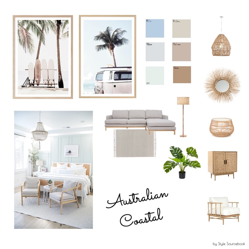 Australia Coastal Mood Board by karinkaak on Style Sourcebook