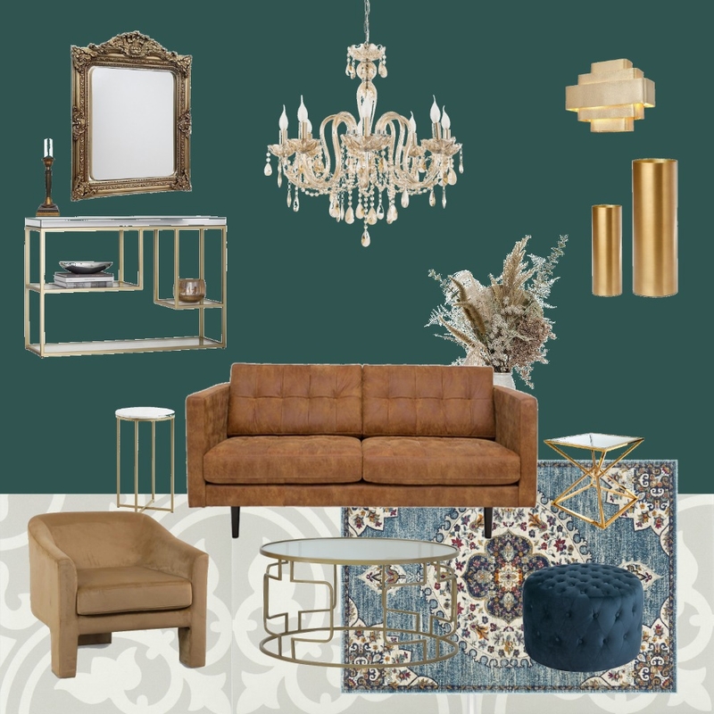 Art Deco Living Room Mood Board by Farida Nassar Interiors on Style Sourcebook