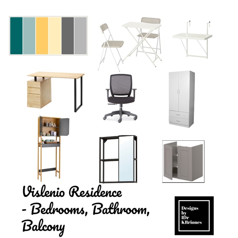 Vislenio Residence - Bedrooms, Bathroom, Balcony Mood Board by KB Design Studio on Style Sourcebook