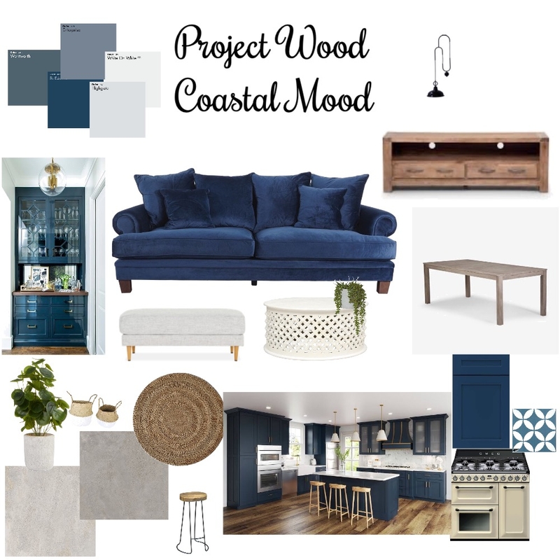 Wood Project-Coastal Mod Mood Board by doflaherty on Style Sourcebook