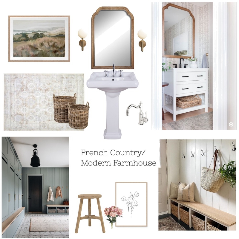 Kara French Country/ Modern Farmhouse Mood Board by leahturley24 on Style Sourcebook