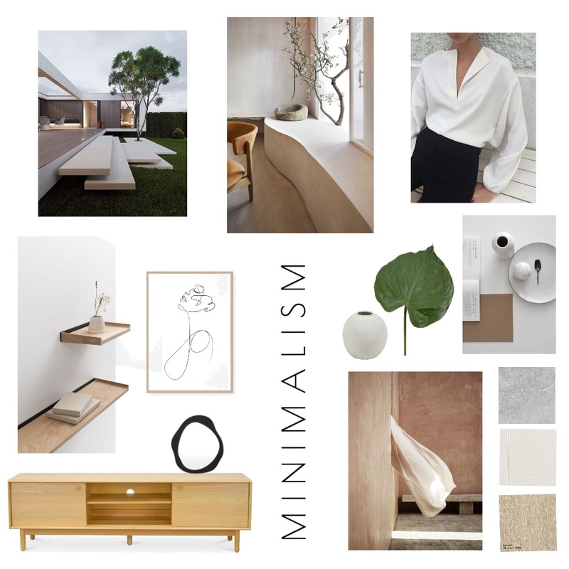 Minimalistic style Mood Board by Nathalia Bello on Style Sourcebook