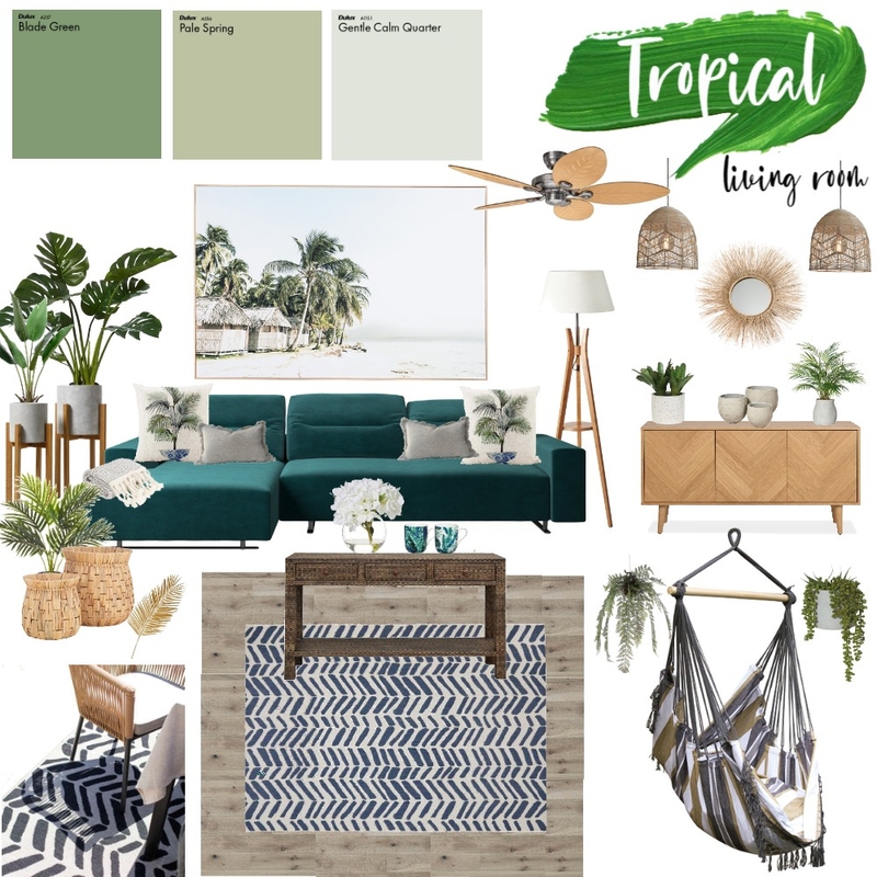 Tropical Mood Board Mood Board by kennethmeyer on Style Sourcebook