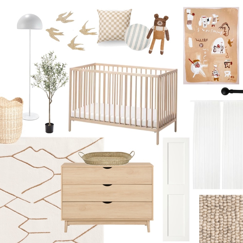 Gender Neutral Nursery Mood Board by kiralee on Style Sourcebook