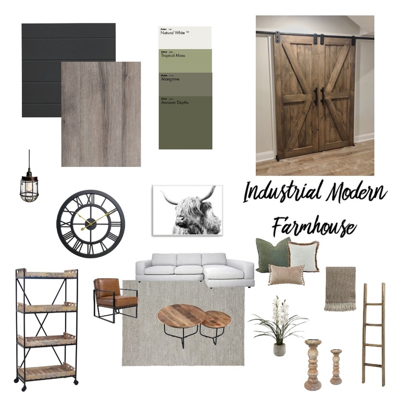 Industrial Modern Farmhouse Mood Board by sdwhitmire on Style Sourcebook