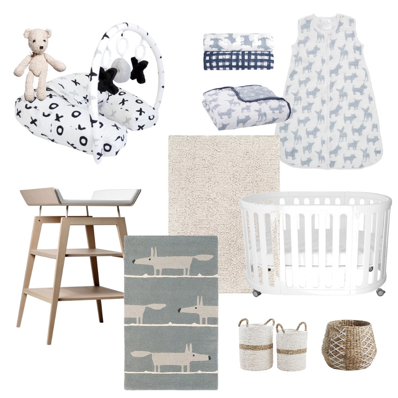 baby boy nursery Mood Board by olka.designSTUDIO on Style Sourcebook