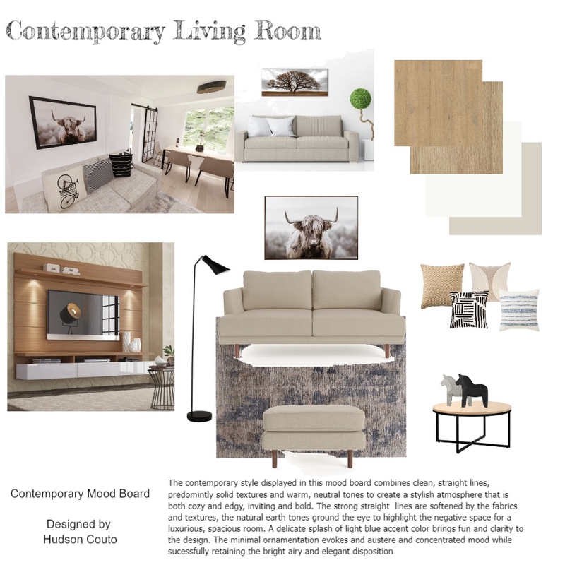 Contemporary Living Room Mood Board by hudsoncouto on Style Sourcebook