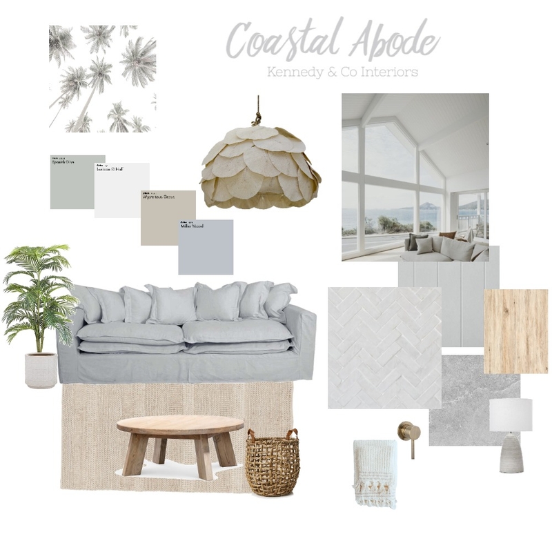 Relaxed Coastal Mood Board by Kennedy & Co Design Studio on Style Sourcebook