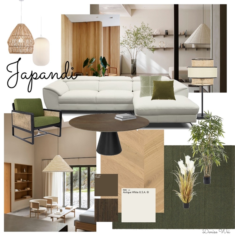 Japandi Mood Board by weidenise.w@gmail.com on Style Sourcebook