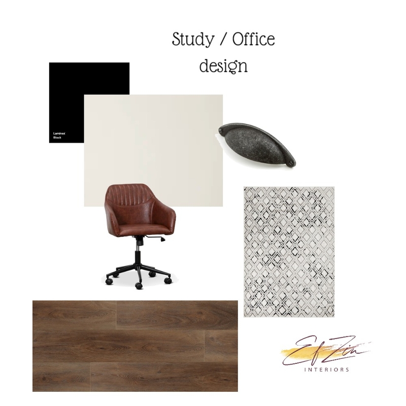 Toni & Mark study / office Mood Board by EF ZIN Interiors on Style Sourcebook