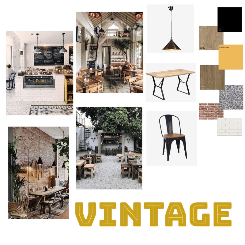 vintage Mood Board by eavril on Style Sourcebook