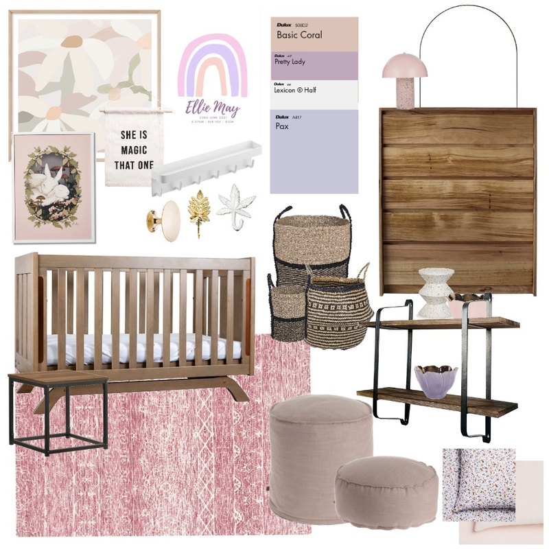 Bella June Ivy Wells's bedroom Mood Board by Interiors by Sydney on Style Sourcebook